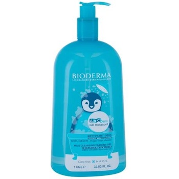 BIODERMA ABCDerm Gel Moussant нежен почистващ гел 1000 ml