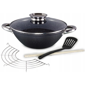 Kamille litinová wok pánev indukce 3 l 26 cm