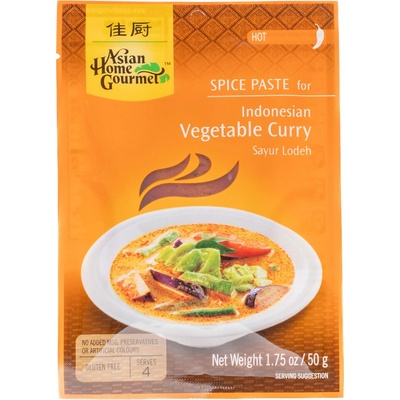 Asian Home Gourmet Pasta hot na Indonesian Vegetable Curry 50 g