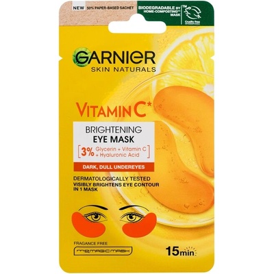 Skin Naturals Vitamin C Brightening Eye Mask от Garnier за Жени Маска за очи 1бр