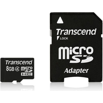 Transcend microSDHC 8 GB Class 4 TS8GUSDHC4