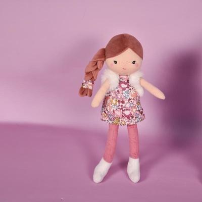 Doudou Jolijou Julia 25 cm růžová