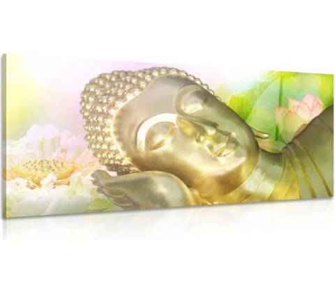Obraz spiaci Budha