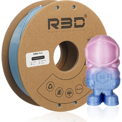 R3D PLA Color Change Blue to Pink - 1.75 mm / 1000 g (R3DA101C)