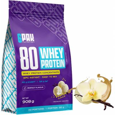 6PAK Nutrition 80 Whey Protein 908 g
