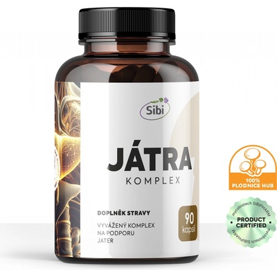 Játra Komplex Houbové Extrakty 90 Kapslí 500 mg