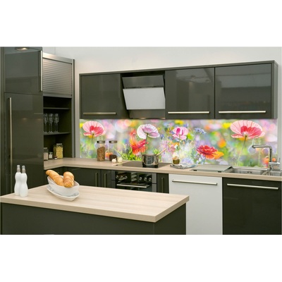 DIMEX ART Фототапет за кухня - лятна цветна поляна 260 x 60 см