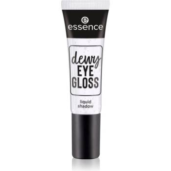 essence dewy EYE GLOSS блестящи очни сенки цвят 01 Crystal Clear 8ml