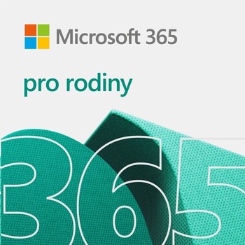 Microsoft 365 pre rodiny 1 rok elektronická licencia EU 6GQ-00092 nová licencia