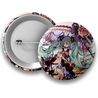 Hatsune Miku Placka Blooming Miku 50 mm