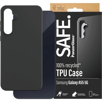 Image 1 of Panzer Гръб Safe за Samsung Galaxy A55 5G, TPU, Черен