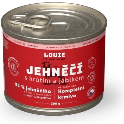 Louie jahňacie morka jablká 200 g