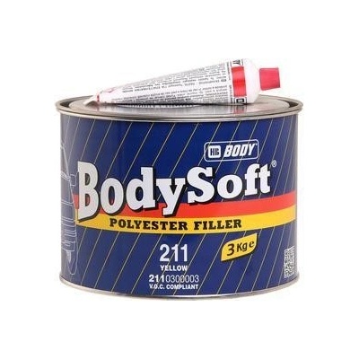 HB BODY 211 Bodysoft stěrkový tmel 1kg žlutý