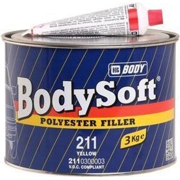 HB BODY 211 Bodysoft stěrkový tmel 1kg žlutý