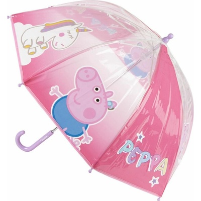 CurePink dětský deštník Peppa pig Postavy