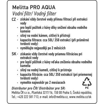 Melitta Pro Aqua Claris
