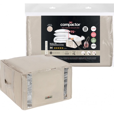 Compactor Life 2.0. vakuový úložný box s pouzdrem M 125 litrů 42 x 40 x 25 cm