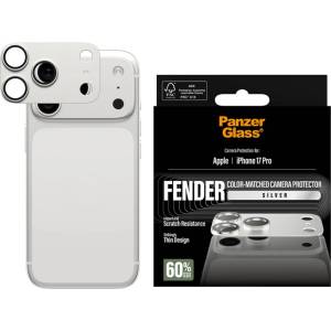 Panzer Протектор за камера PanzerGlass Hoops за iPhone 17 Pro, FENDER CLP - Silver
