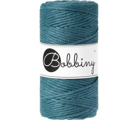 Bobbiny Macrame Regular 3mm - peacock blue