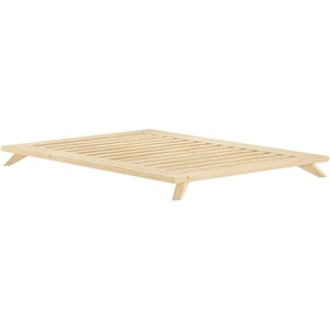 Karup Design Двойно легло от борова дървесина с решетка 140x200 cm Senza - Karup Design (129101140200)
