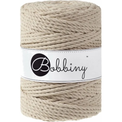 Bobbiny 3PLY Macramé Rope 5 mm 100 m Beige юта (TX-E004)