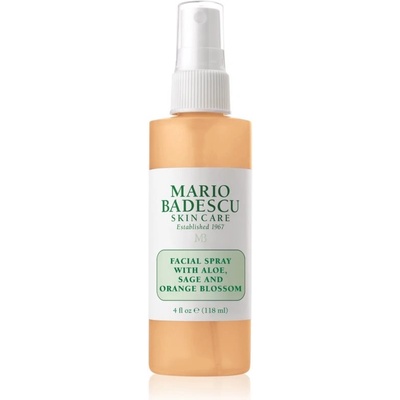 Mario Badescu Facial Spray with Aloe Sage and Orange Blossom pleťová hmla 118 ml