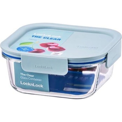 Lock & lock Dóza Clear obdélníková borosilikátové sklo mint 750 ml – Hledejceny.cz