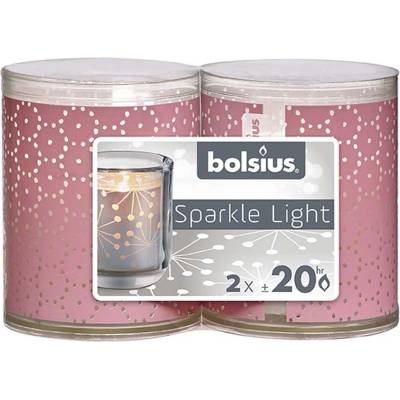 Bolsius Sparkle Light Lace 52x65mm 2 ks