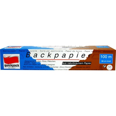Quickpack papír na pečení, šířka 38 cm, délka 100 m