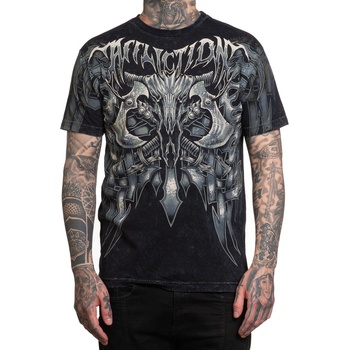 AFFLICTION мъжка тениска affliction - nordic frost - a26651-bklv