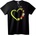 NOONEBRAND Тениска Baby Yoda Сърце - 2XL, Black