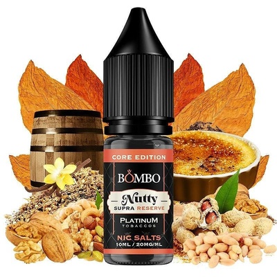 Juice Sauz Drifter Bar Platinum Tobaccos Nutty Supra Reserve Core Edition Nic Salts 10ml 10mg