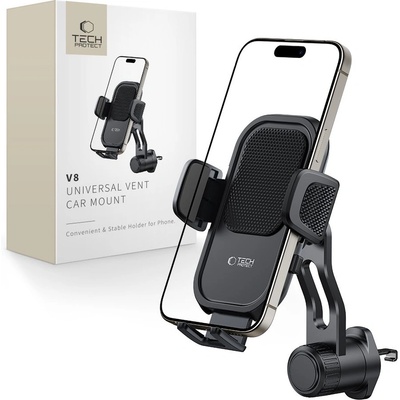 Tech-Protect v8 universal rotary vent car mount black (5906302368631)