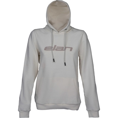 Hoodie Elan Logo BEIGE W hnědá