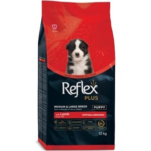 LIDER Reflex Plus Junior Medium & Large Lamb and Rice - Пълоценна храна за подрастващи кучета с агнешко и ориз за средни и големи породи 12 кг, Турция
