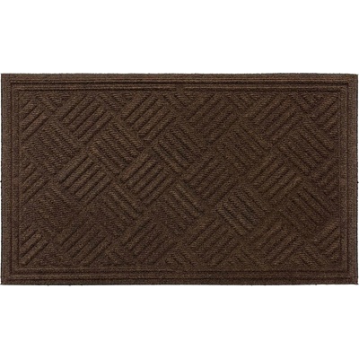 DuraHome Rohož guma & pp Velvet hnědá 45 x 75 cm