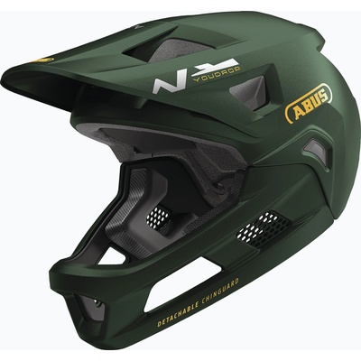 ABUS Детска велосипедна каска ABUS Youdrop FF moss green
