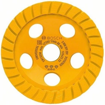 BOSCH Diamantový hrncový kotouč best for universal turbo 125 x 22,23 x 5 mm