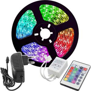 VIVALUX КОМПЛЕКТ led ЛЕНТА vivalux bagra 230v 14.4w rgb 60led dim ip20 3м ЗАХР. И КОНТРОЛЕР (viv004496)