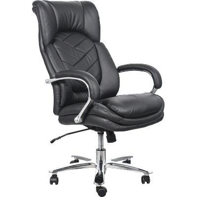 Президентски офис стол Carmen 6100 - черен (3520315)