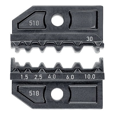 KNIPEX Челюсти CrimpSystem за кримпване на кабелни накрайници 1.5-10мм2 DIN неизолирани, Knipex (K974930)