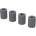 Arrma силиконов ограничител на амортисьора 3x6x8mm (4)