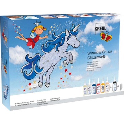 Kreul 42844 Комплект цветове за стъкло 7 x 80 ml 1 бр (42844)