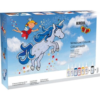 Kreul 42844 Комплект цветове за стъкло 7 x 80 ml 1 бр (42844)