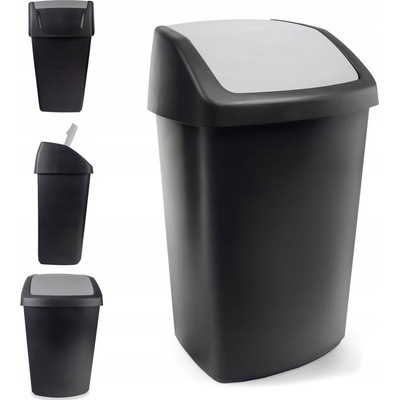 Curver Odpadkový koš 25 l černý, šedý