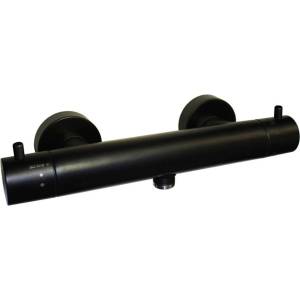 PAFFONI Light - Термостатична душ-батерия, ECO-STOP, матово черна LIQ168ENO (LIQ168ENO)