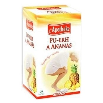 Apotheke čaj pu erh a ananas 20 x 1,8 g
