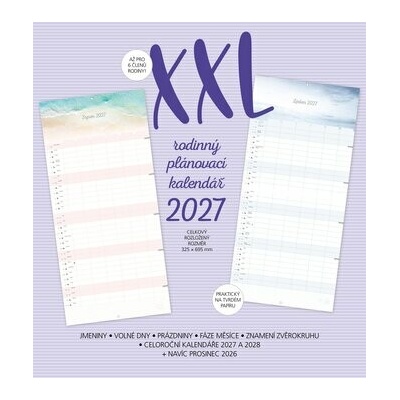 Kolektiv Autorů XXL rodinný plánovací 2027