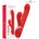 Intense lele multifunction vibrator rotating & oscillation & stimulation red
