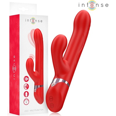 Intense lele multifunction vibrator rotating & oscillation & stimulation red